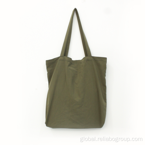 Reusable Bag With Handles Wholesale Reusable canvas Cotton fashion Shopping Bag Factory